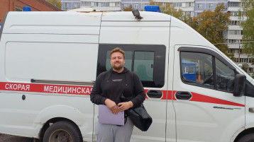 Фельдшер СМП центральной подстанции ГБУ РО «ОКССМП» Наркевич Илья Сергеевич.