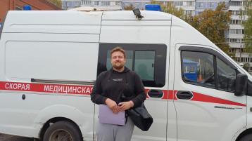 Фельдшер скорой медицинской помощи ГБУ РО «ОКССМП» Илья Наркевич.