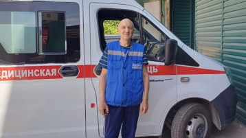 Водитель автомобиля СМП Владимир Жуков.