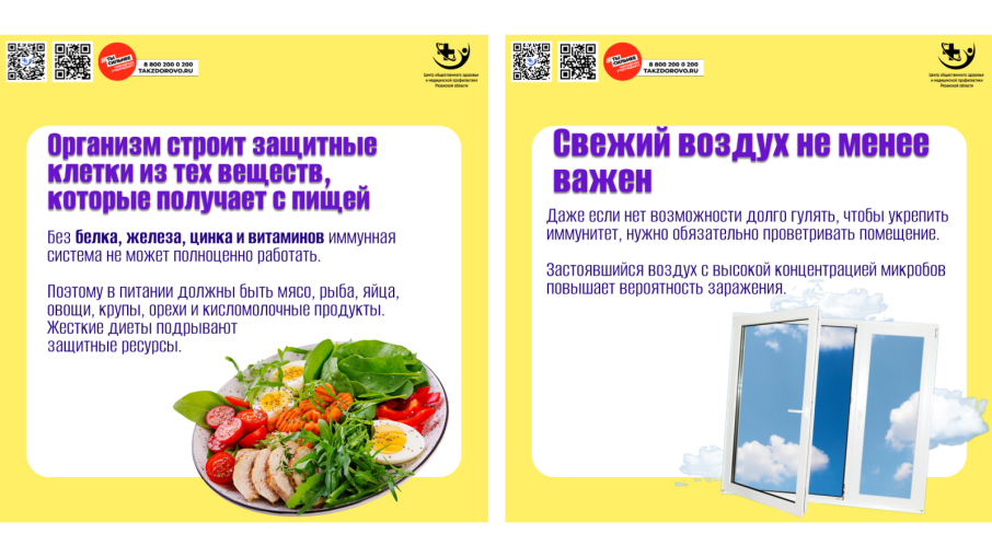 Неделя поддержания и укрепления иммунитета.